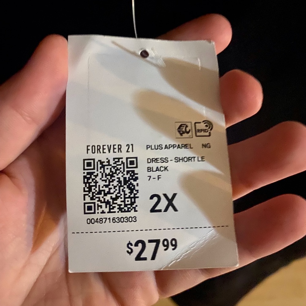 Forever 21 Black Mini Dress - Picture 3 of 3